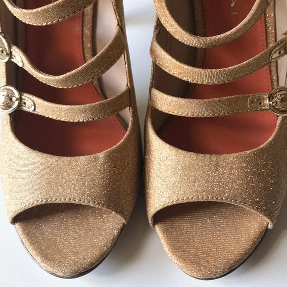 Via Spiga golden heels 7.6 - Picture 6 of 6